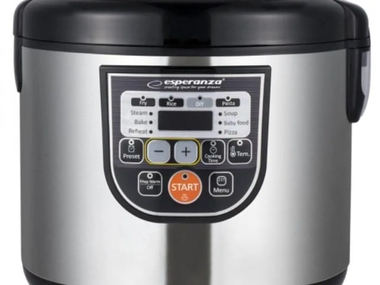 Billede 1 - Multicooker 5 l - Esperanza EKG011, 860 W, sort/rustfrit stål