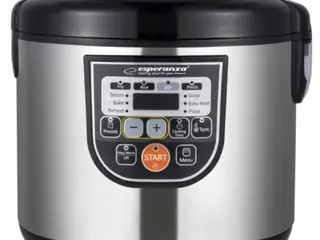 Multicooker 5 l - Esperanza EKG011, 860 W, sort/rustfrit stål