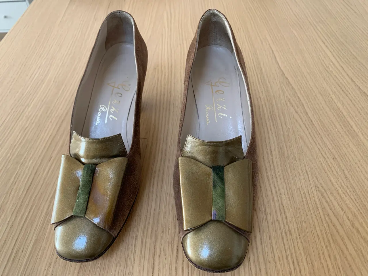 Billede 1 - Vintage ruskind sko 