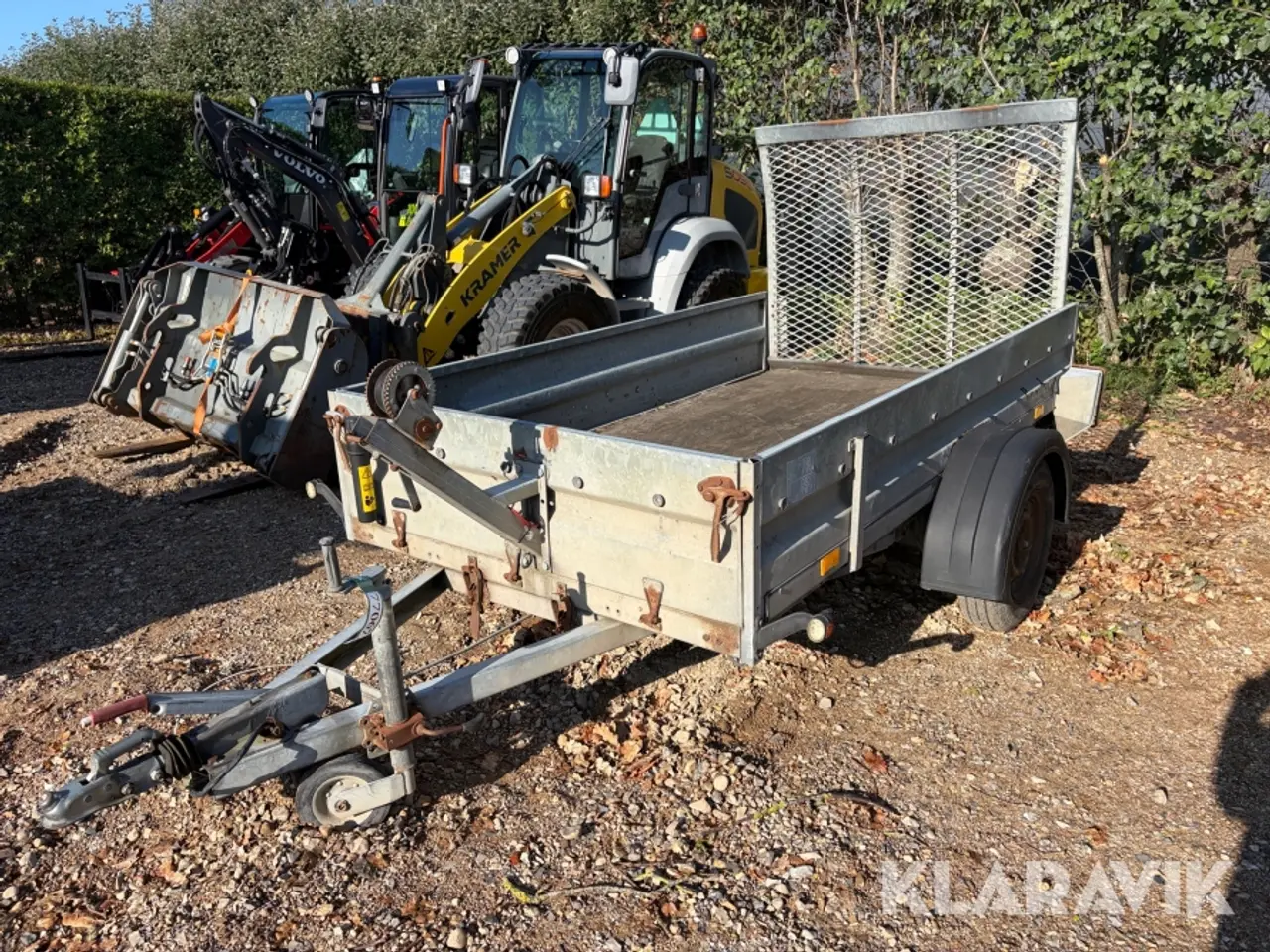 Billede 1 - Trailer Brenderup 750 med spil og tip.