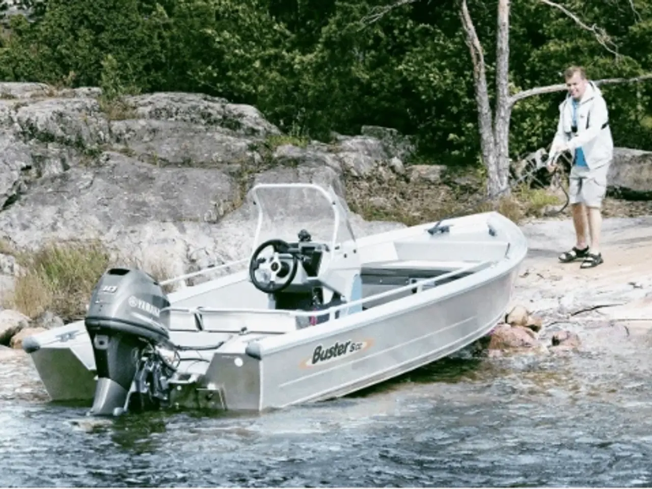 Billede 5 - Yamaha 30 HK - Fjernbetjening, Elektrisk, Powertrim