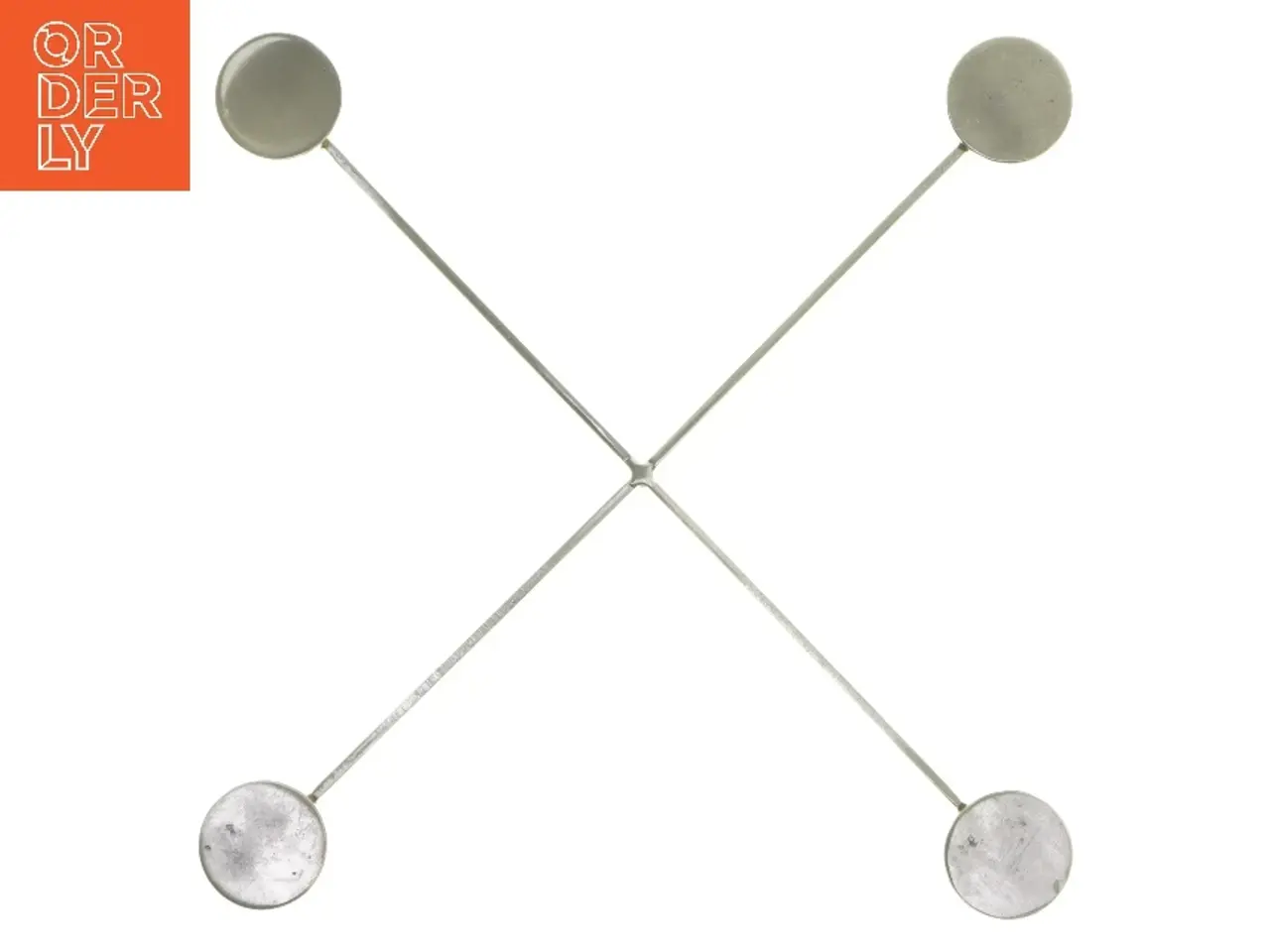 Billede 2 - Lysestage i metal (str. 27,5 cm)