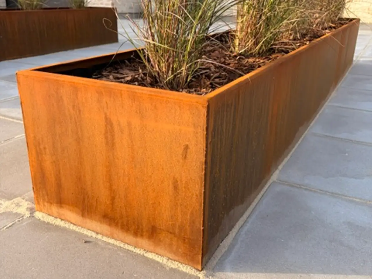 Billede 2 - Corten højbed i 3 mm stål – flot design og lang ho