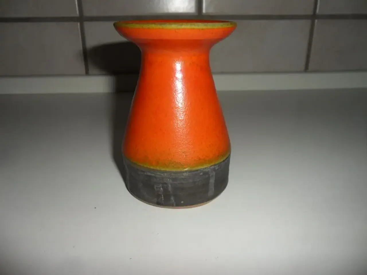 Billede 2 - Retro Vase / Lysestage 2 stk.i stentøj forsk samle