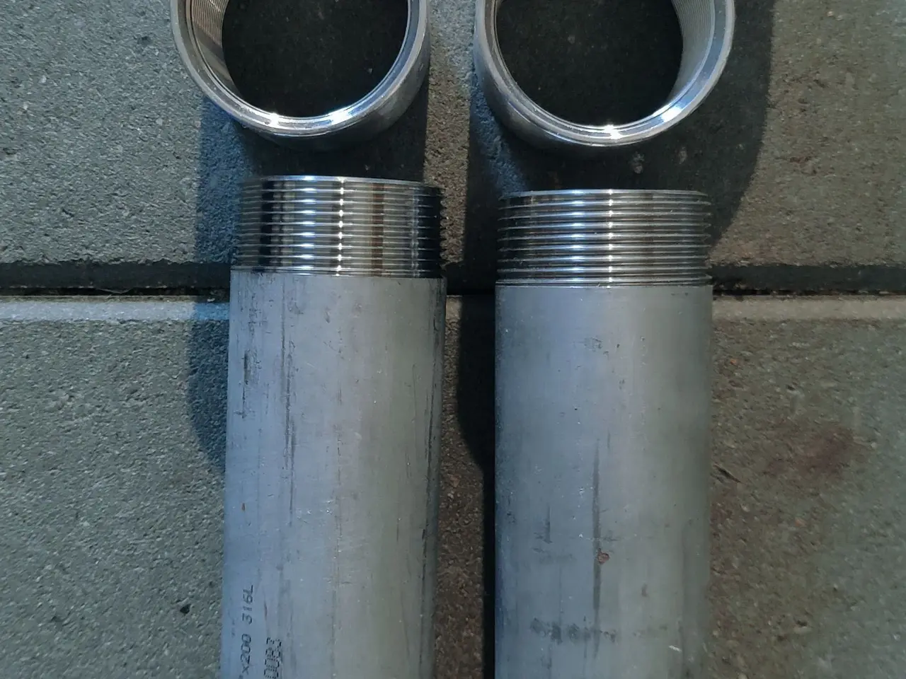 Billede 2 - Div. fittings/rør rustfri 316