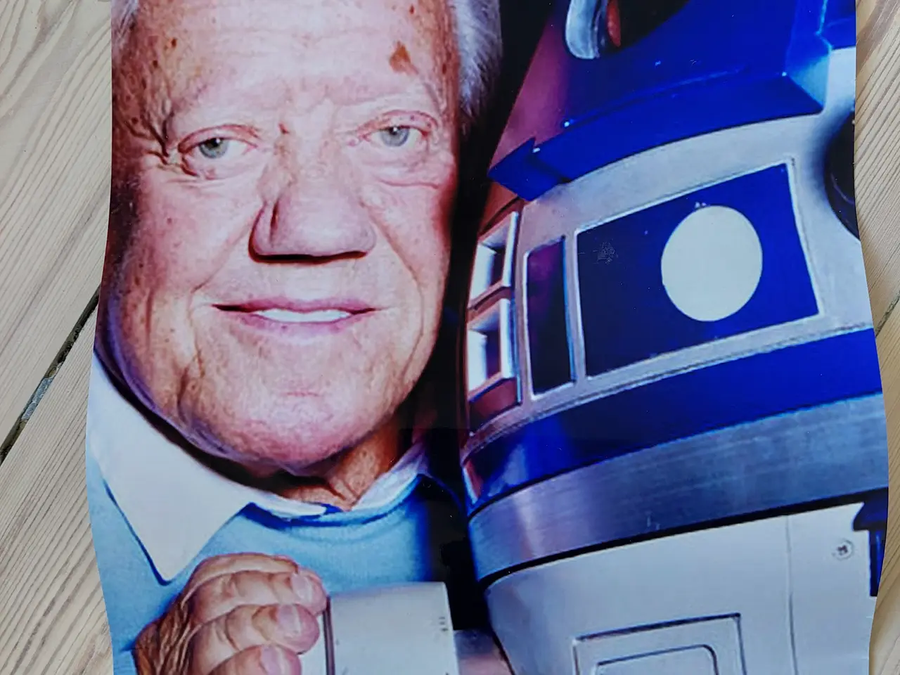 Billede 2 - Star Wars Plakat – Kenny Baker & R2-D2