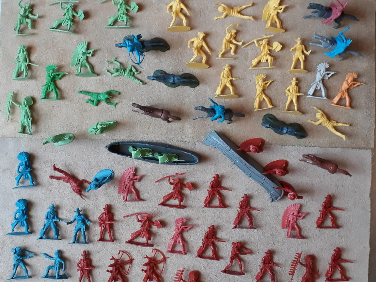 Billede 1 - 87 Dele Cowboy og Indianere