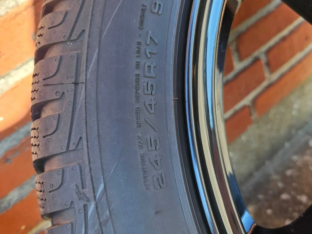 Billede 6 - VAG 5x112 alufælge med vinterdæk 