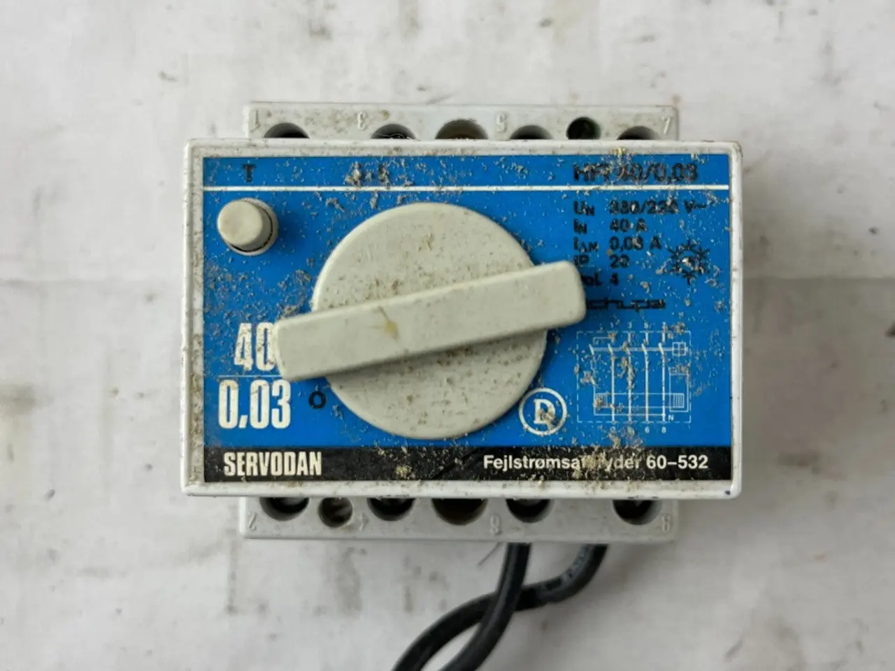 Billede 2 - Servodan HPFI 40A 0.03A Residual Current relæ