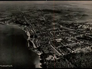 Middelfart - Luftfoto Sylvest Jensen 98893 - Ubrugt
