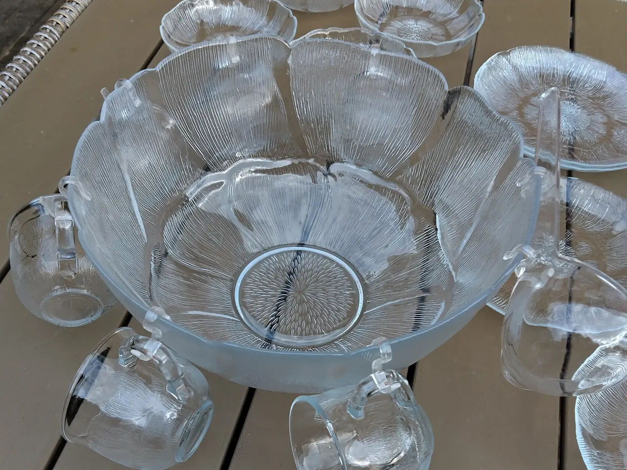 Billede 2 - Fleur Punch Bowl Sæt + Tallerkner