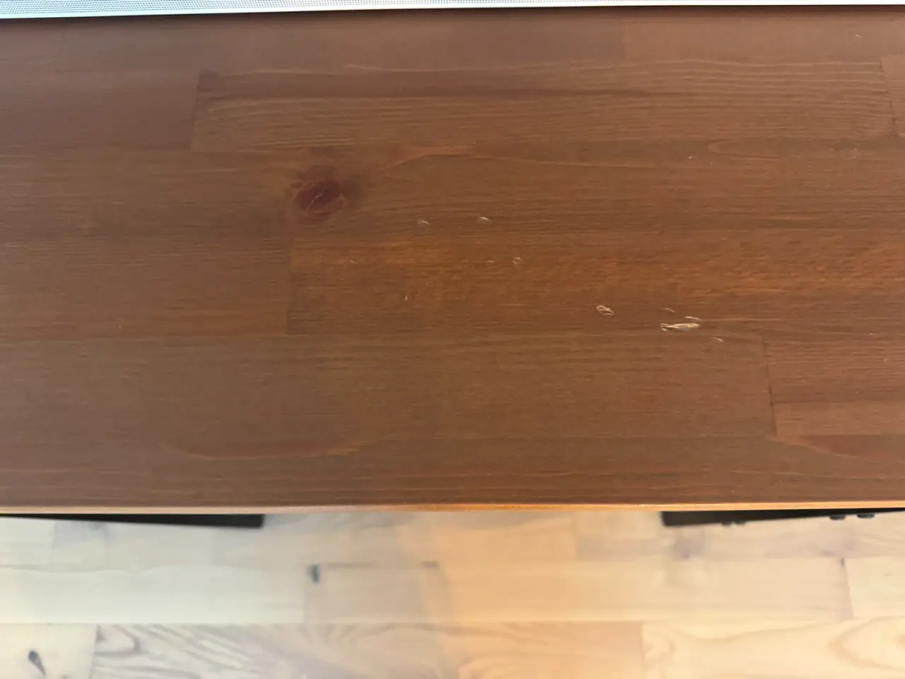 Billede 2 - TVbord i mørk egetræ og sort stål