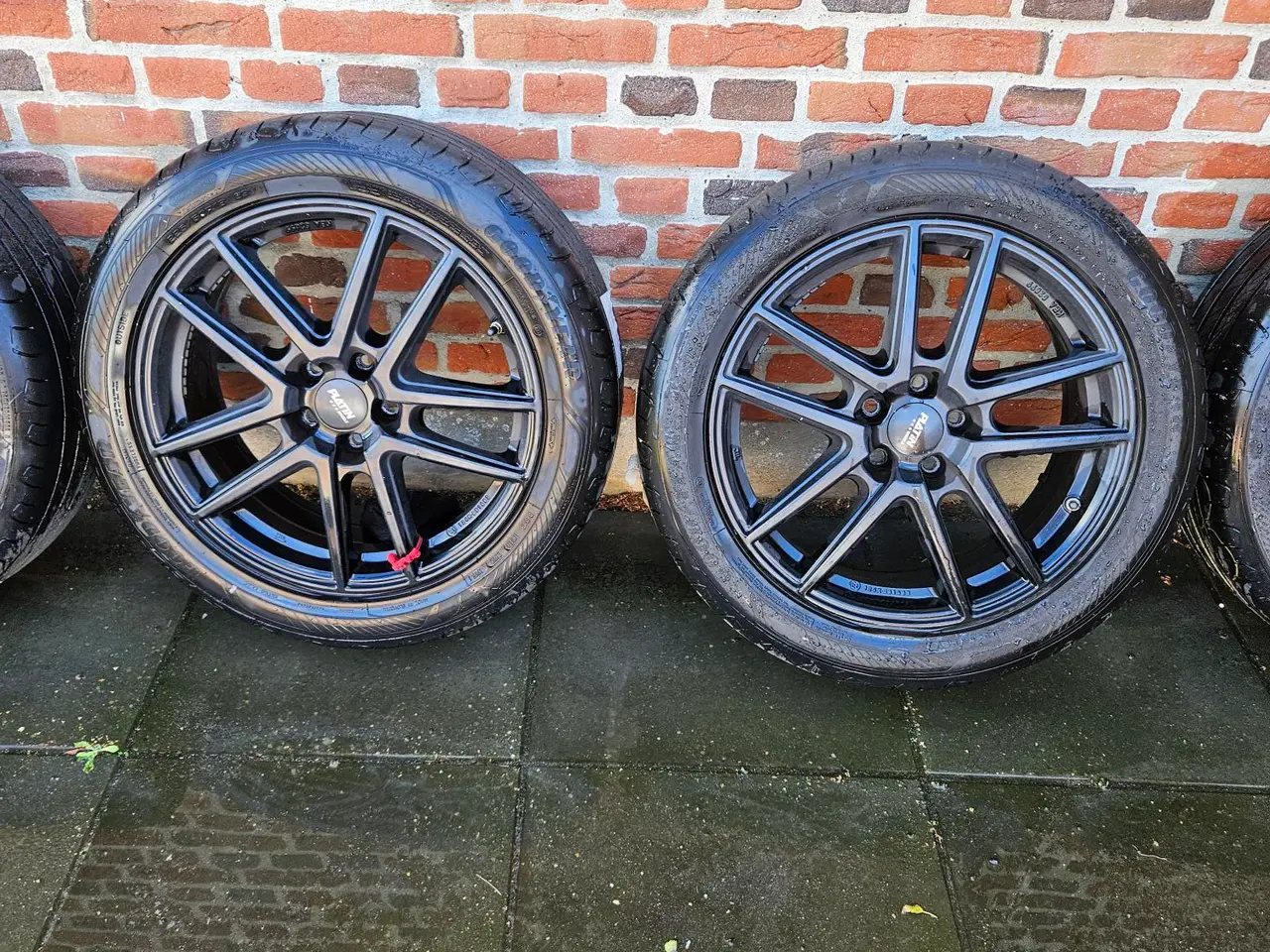 Billede 2 - alufælge med sommerdækdæk har kørt på ford mondeo