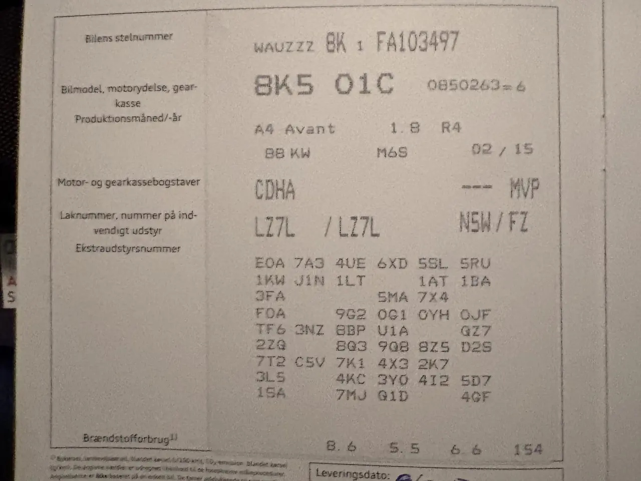 Billede 5 - Forkofanger Audi a4 b8,5 2015