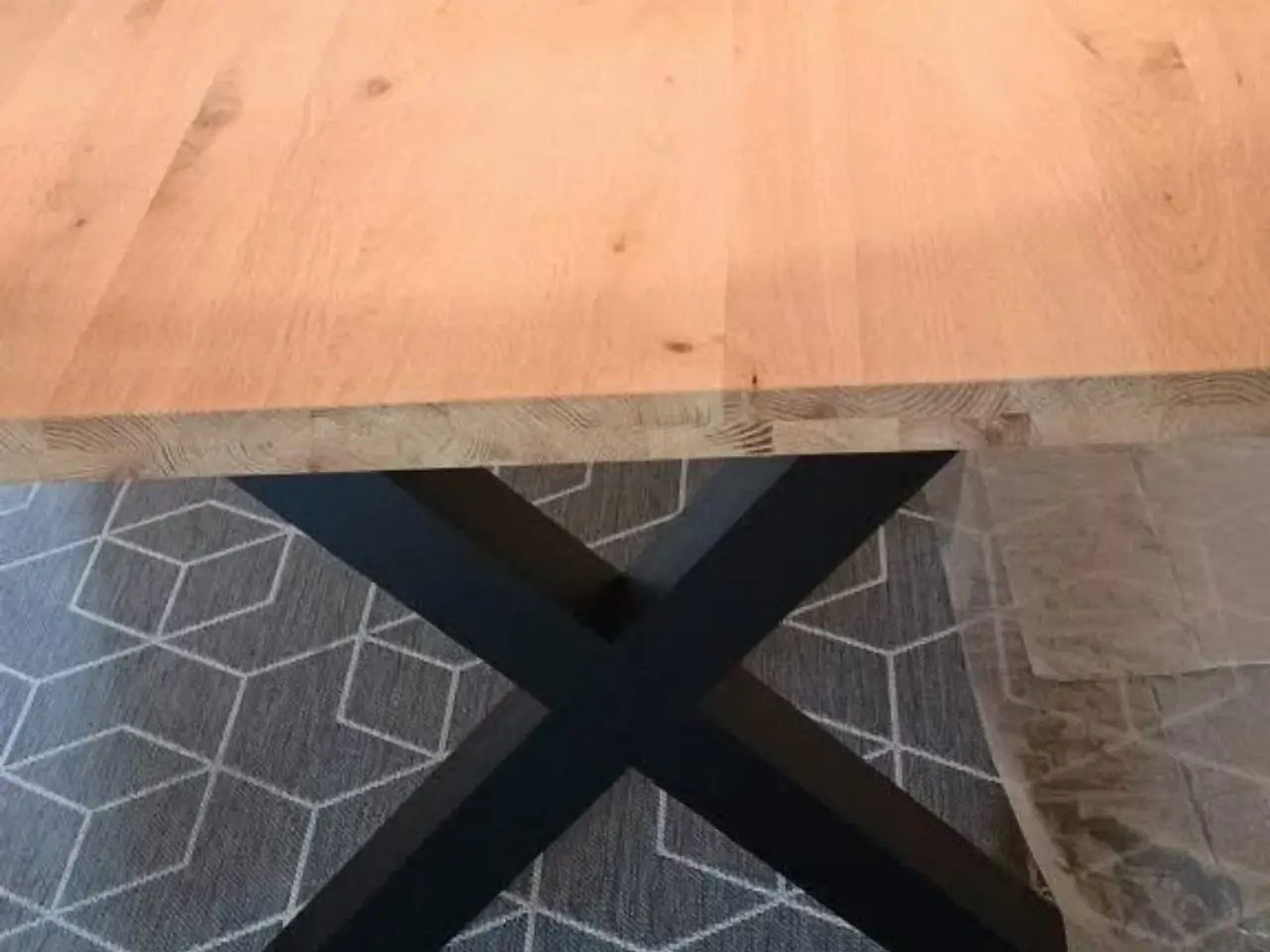 Billede 1 - EGETRÆS PLANKEBORD - SOM NYT