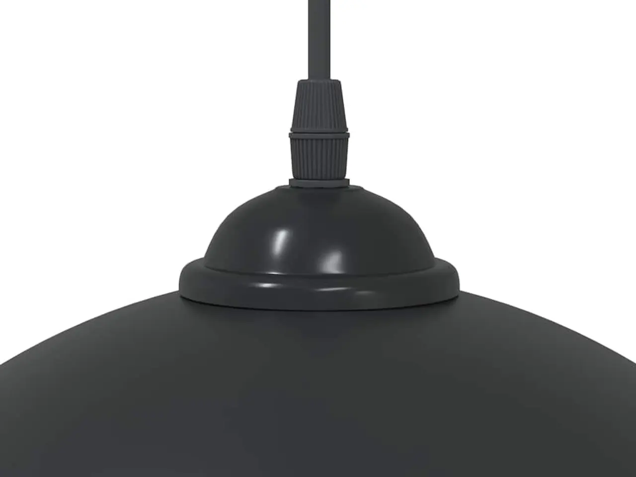 Billede 9 - Pendellamper 2 stk højdejusterbar E27 Ø 30 cm metal sort