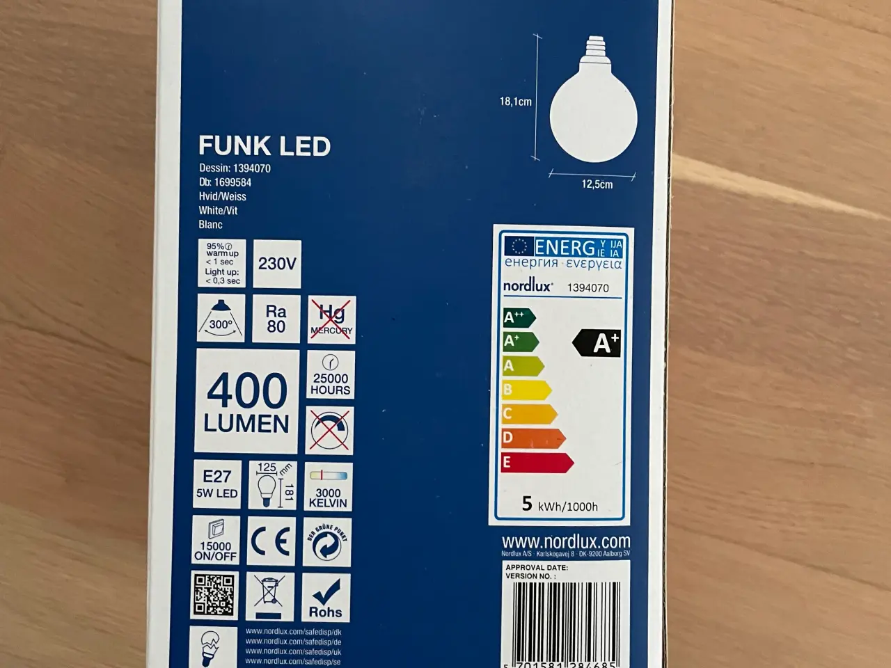 Billede 2 - Nordlux FUNK LED PÆRE