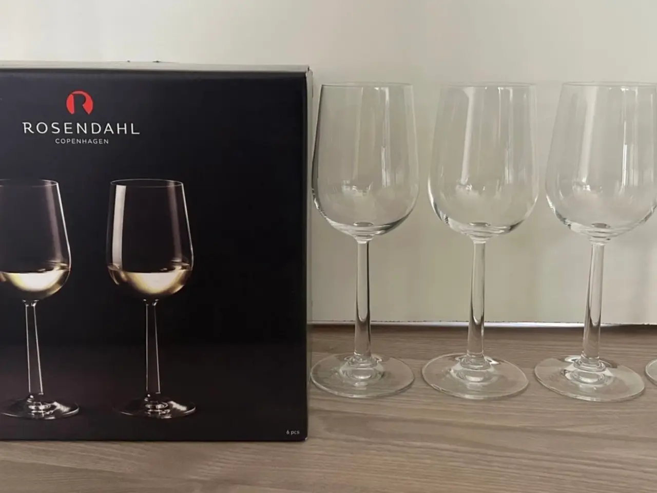 Billede 1 - Rosendahl hvidvinsglas SOLGT, HENTES SENERE