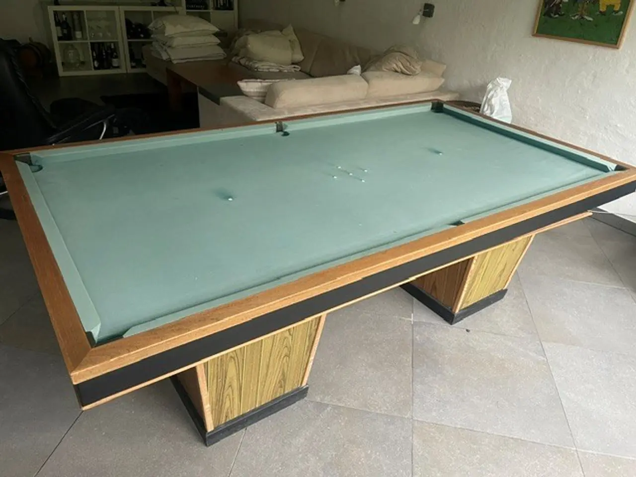Billede 2 - Klassisk billiardbord – komplet spil sæt