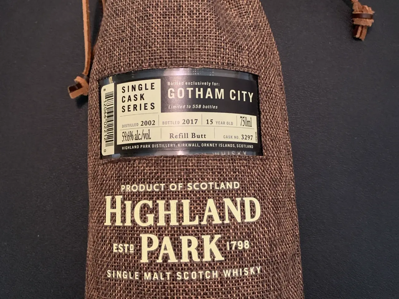 Billede 1 - Highland Park 2002 Gotham City Single Cask whisky,