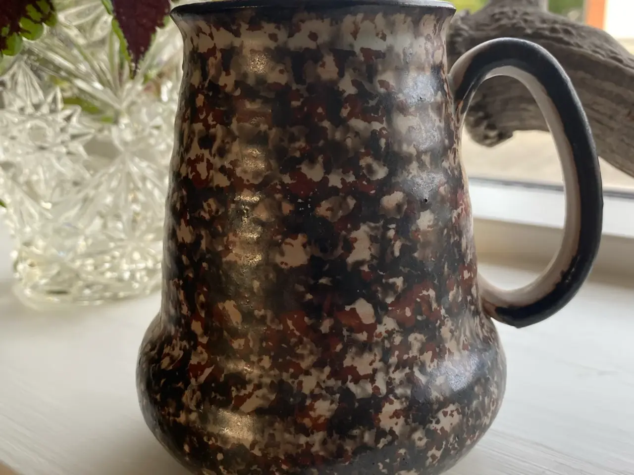 Billede 1 - Keramik brun krus / vase