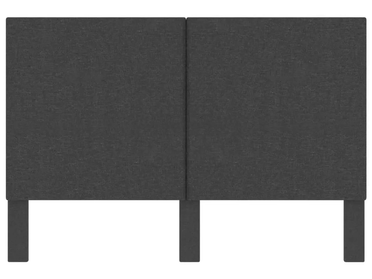 Billede 4 - Sengegavl i stof - 140×200 cm, mørkegrå