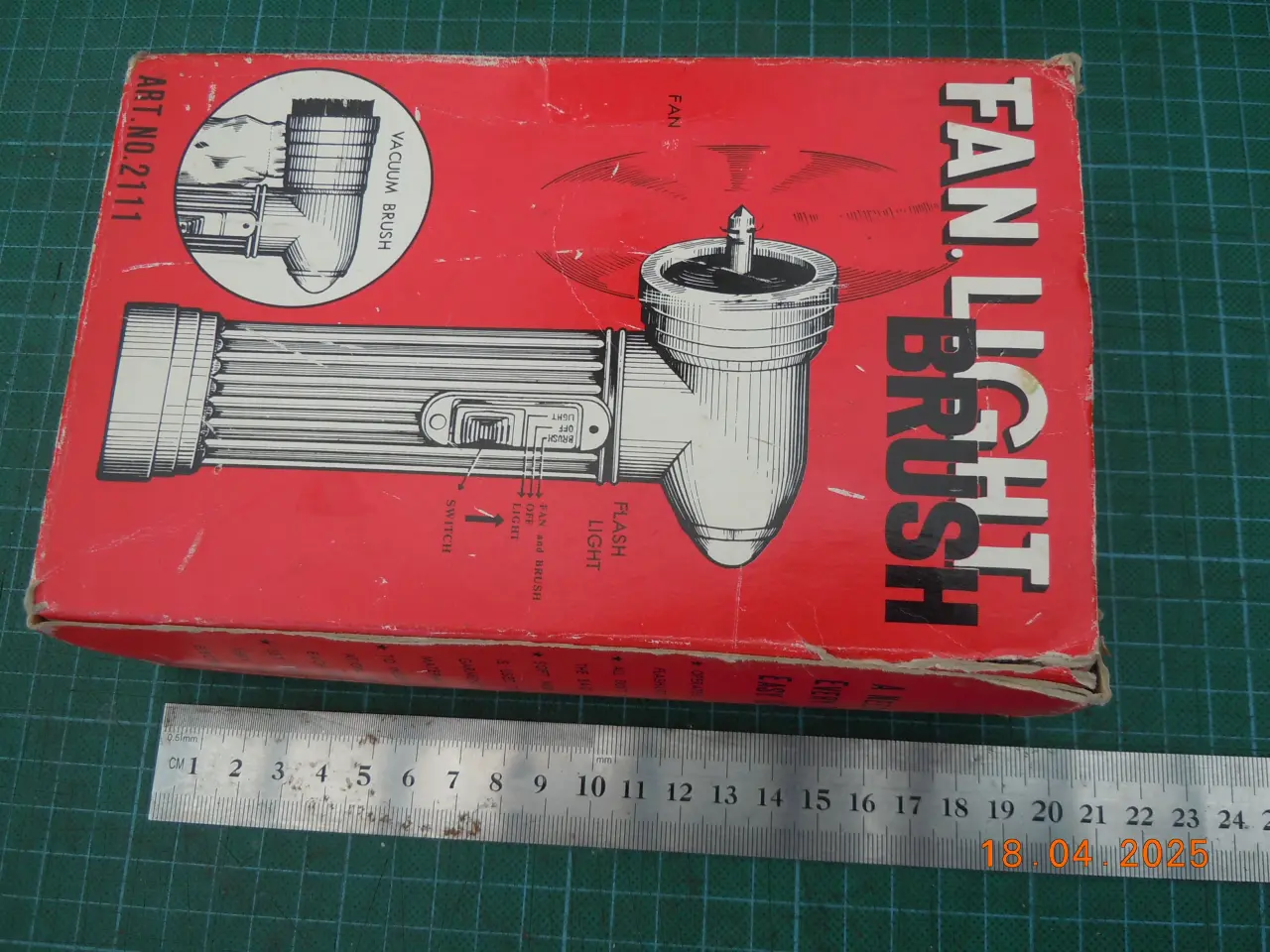 Billede 9 - Vintage lygte, ventilator og støvsuger i et.1959