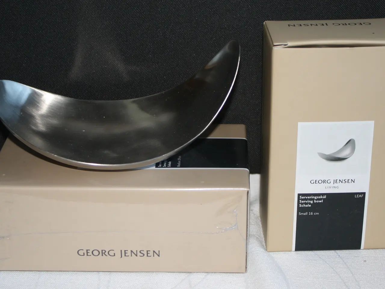 Billede 3 - Serveringsskåle fra Georg Jensen "Leaf"