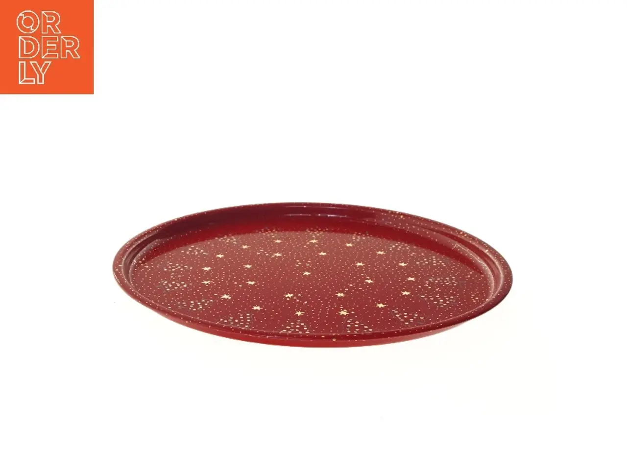 Billede 3 - Vintage Sdahl Rund bakke med juletræ design fra Sðahl (str. Ø 44,5 cm)