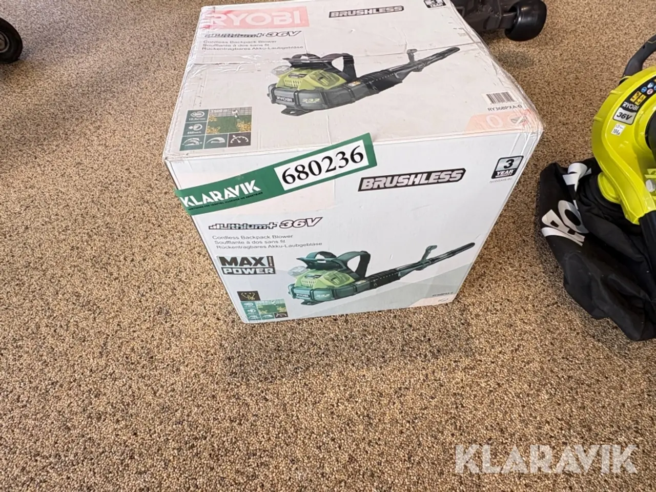 Billede 3 - Løvblæsere Ryobi RY36BPXA-0 / RBV36B / RY36BPXA 3 styk