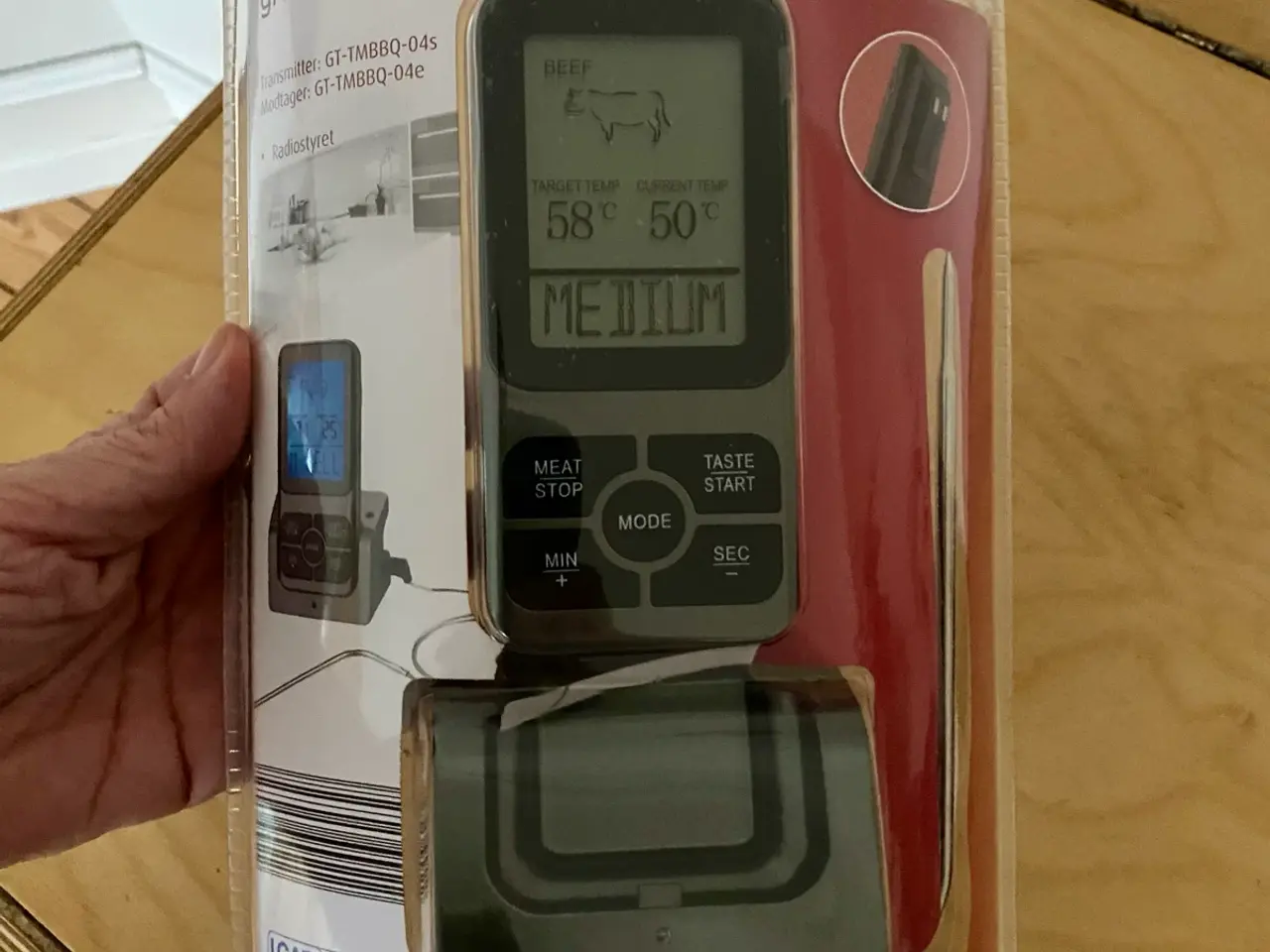 Billede 1 - QUIGG Radiostyret grilltermometer