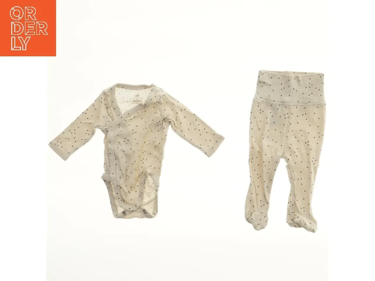 Billede 1 - H&M (str. 50) Baby bodystocking og bukser med mønster