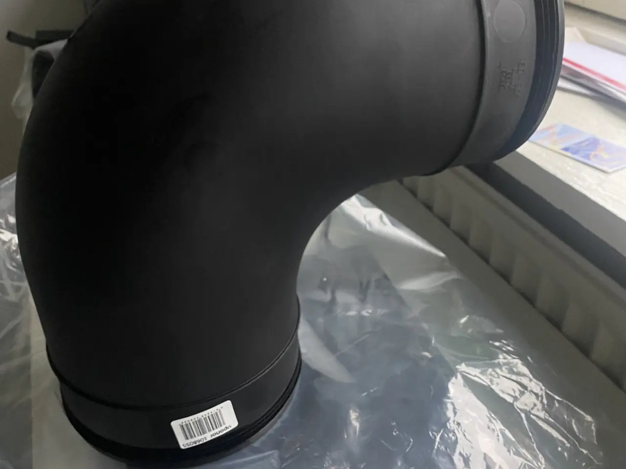 Billede 8 - Uponor ventilations plastbøjninger – 45° & 90° – N