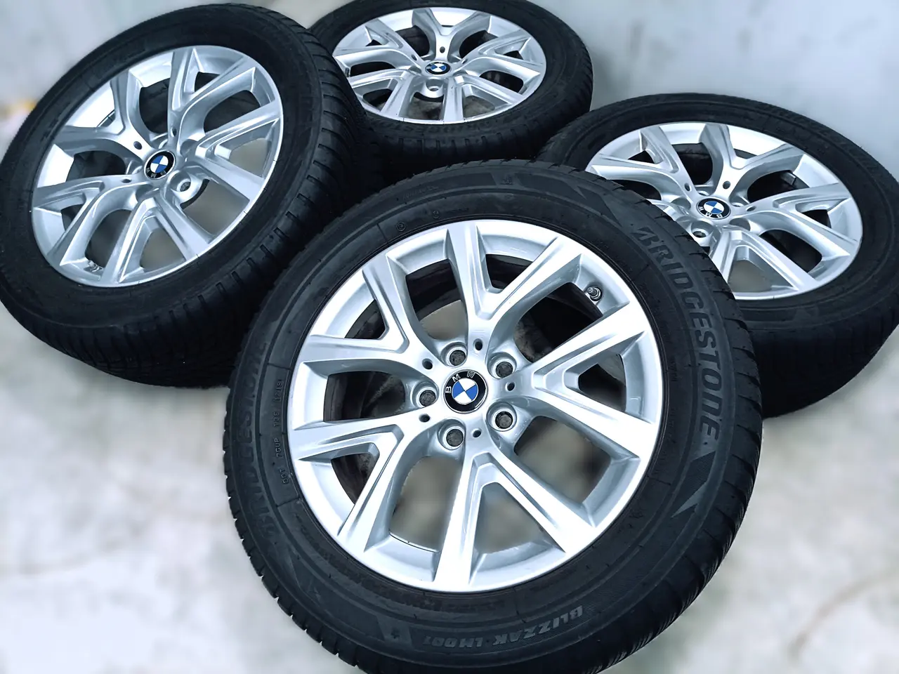 Billede 2 - 5x112 17" ET39 nav66,6ø BMW/MINI vinter fælge TPMS