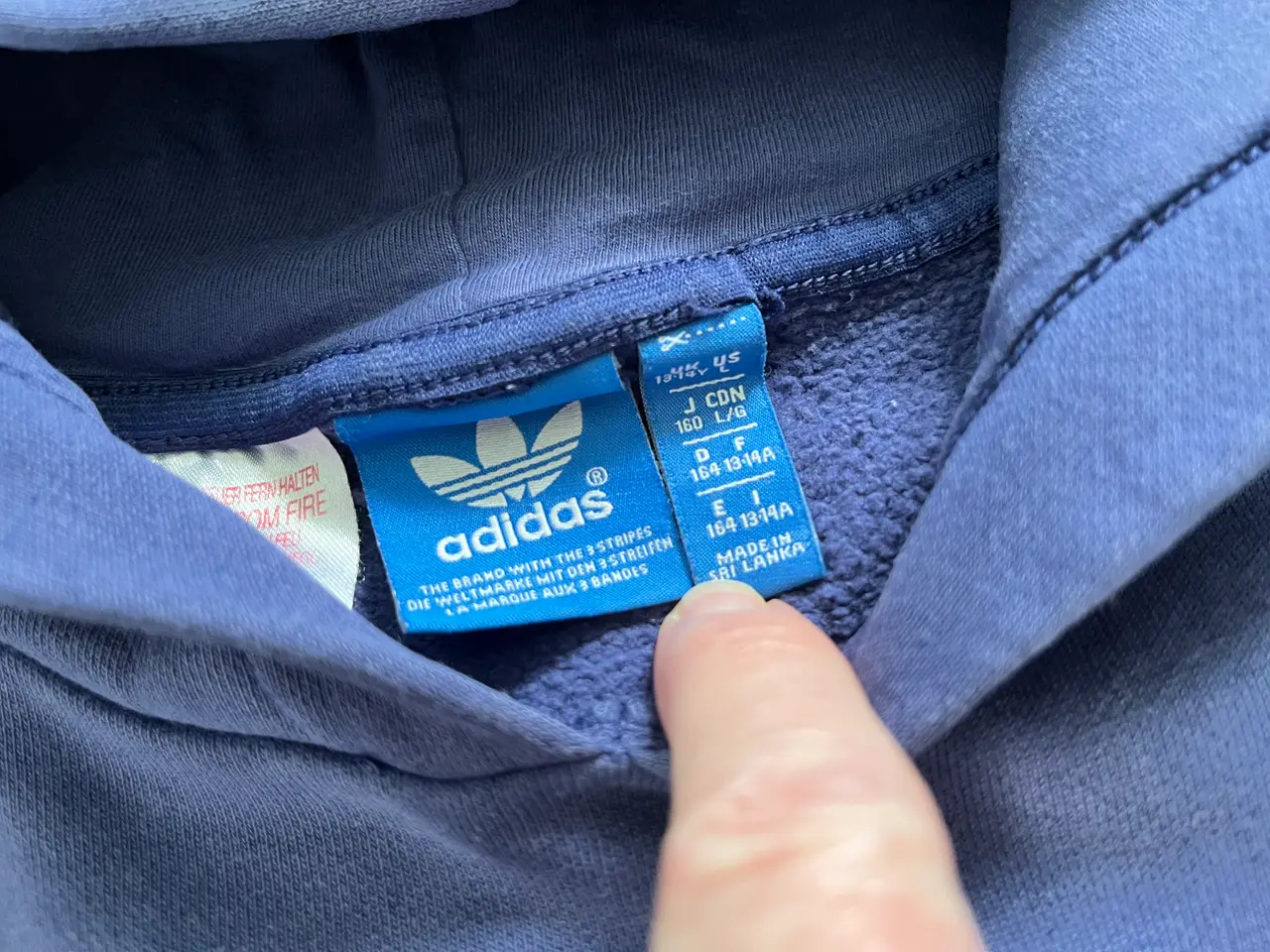 Billede 4 - Hættetrøje, Sweater, Hoodie, Addidas, Str 164