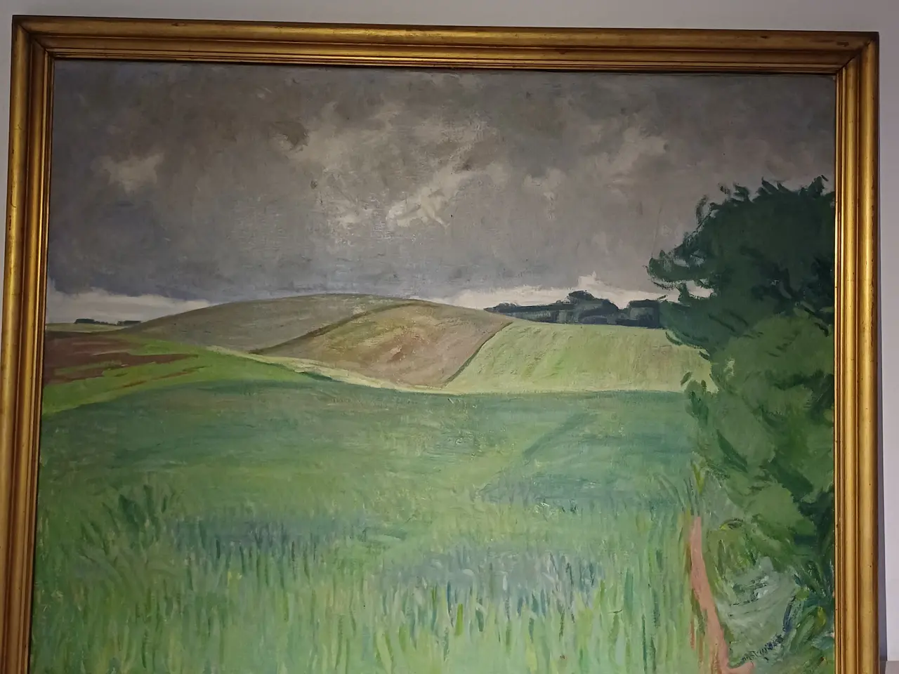 Billede 1 - Maleri af E. Ølund Hansen