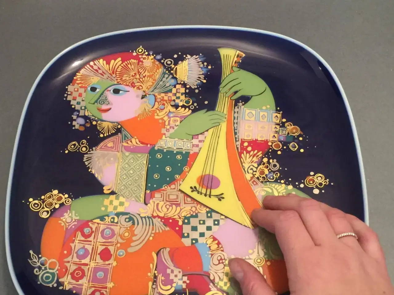 Billede 2 - Retro Bjørn Wiinblad 1001 Nat platter