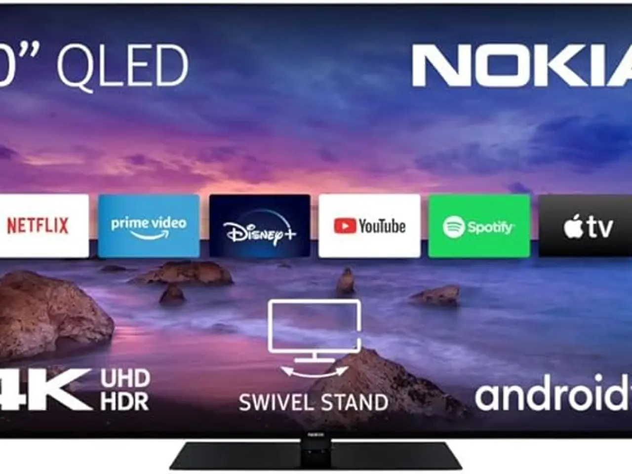 Billede 1 - Nokia 70" 4K UHD QLED Android TV – Dolby Atmos & C