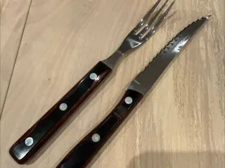 Gense grillbestik - mørkebrunt
