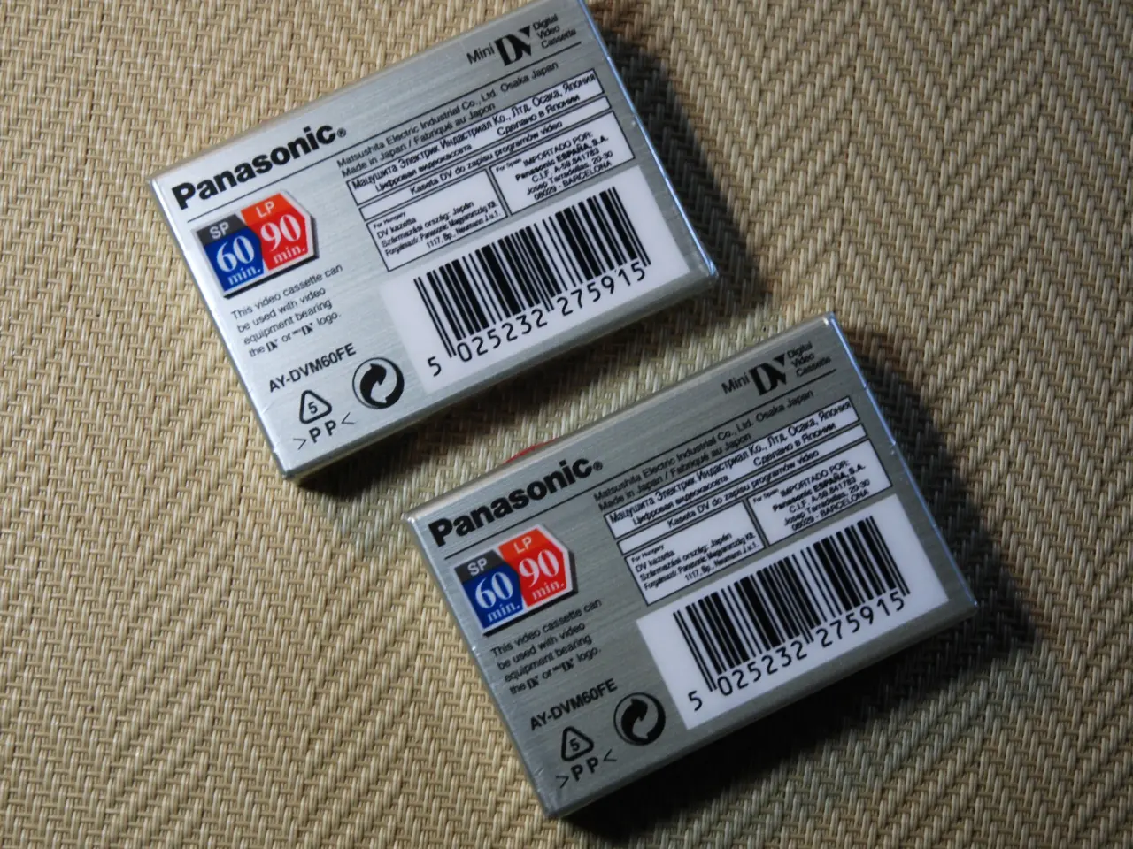 Billede 2 - Mini DV (DVC)Videobånd 60 min Panasonic nye