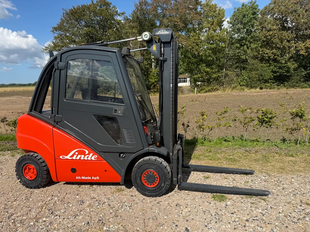 Billede 3 - LINDE H25D GAFFELTRUCK, SIDESKIFT, GAFFELFLYT✅