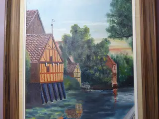 Oliemaleri, LAPONI, fra 1970 Landskab
