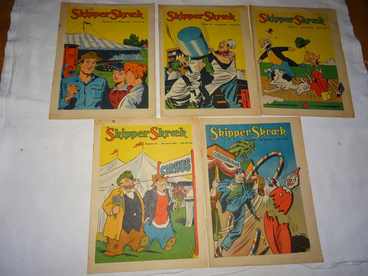 Billede 1 - Skipper Skræk 1951 8 stk god stand 20 kr stk