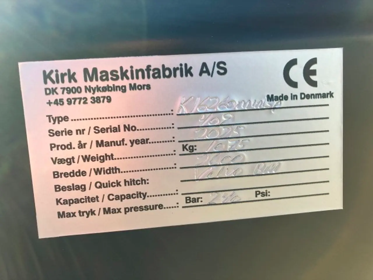 Billede 5 - Kirk Højtipskovl 260 cm