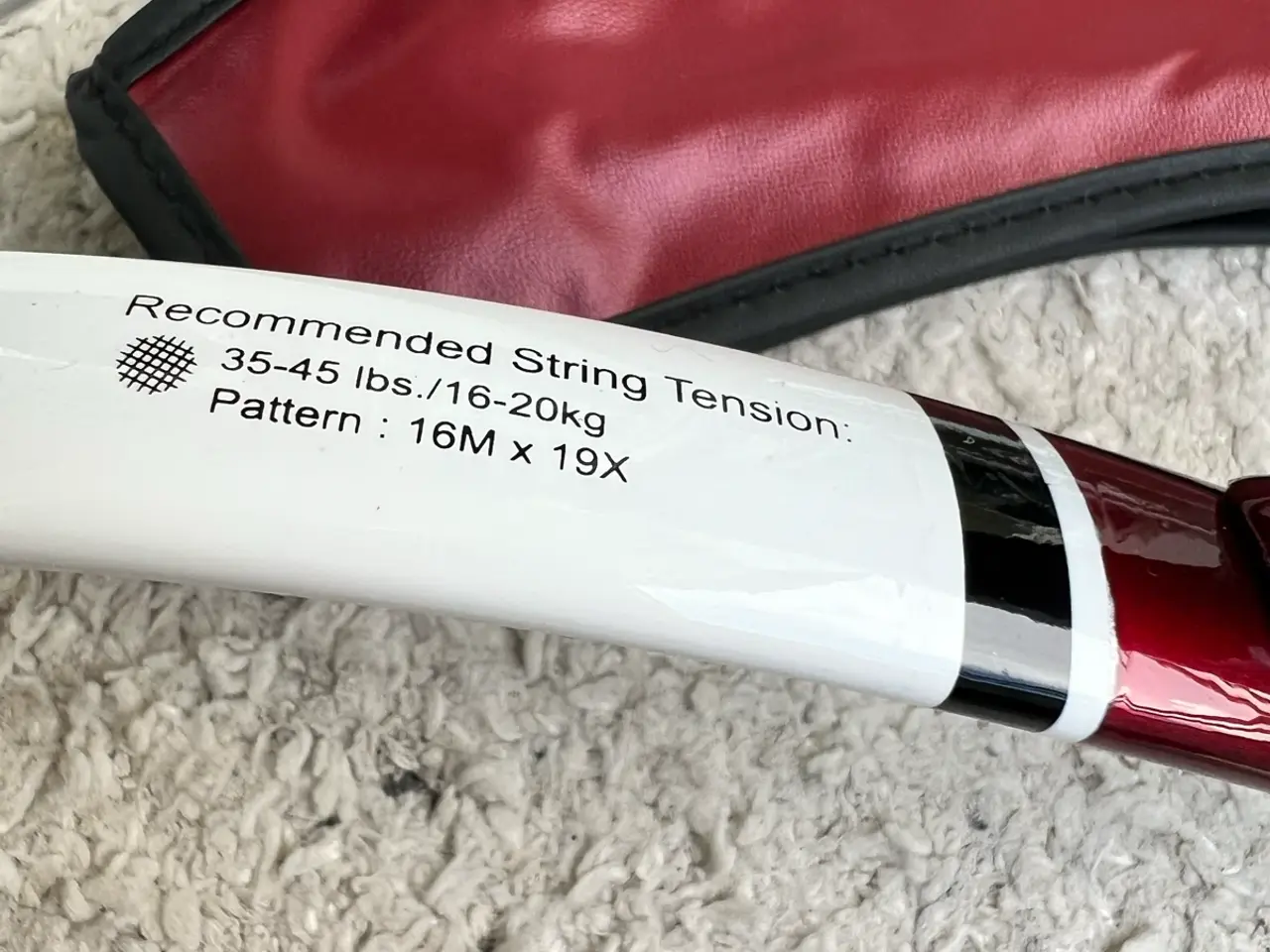 Billede 3 - ProKennex N Force Pro tennisketcher rød/hvid