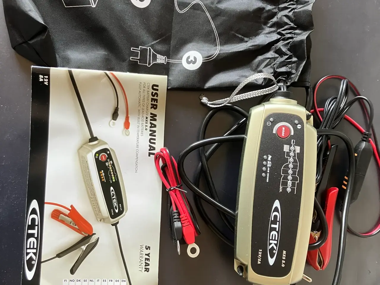 Billede 1 - Batterioplader (CTEK MXS 5.0)