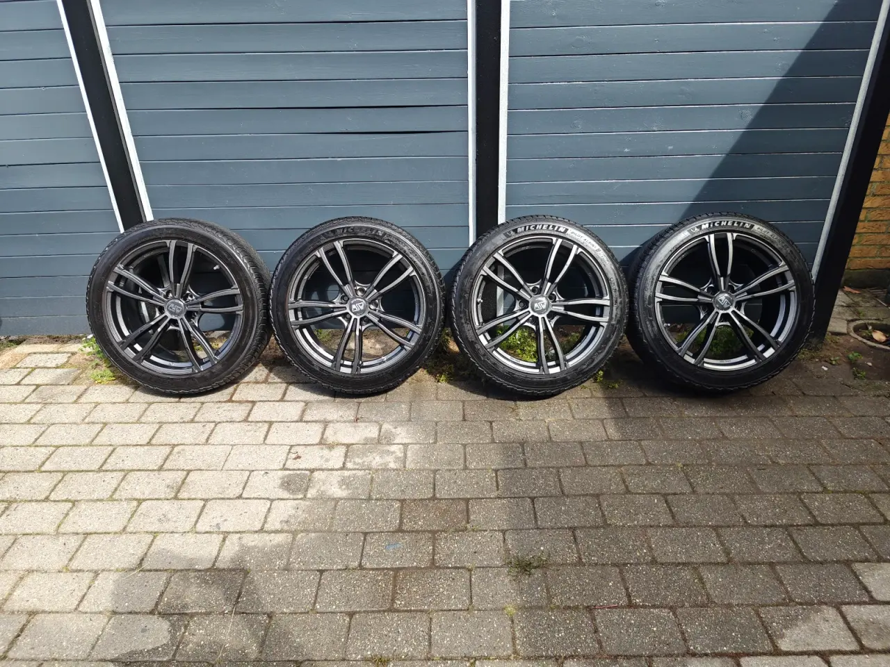 Billede 3 - 5x120 19" alufælge 235/45R19 Michelin vinterhjul