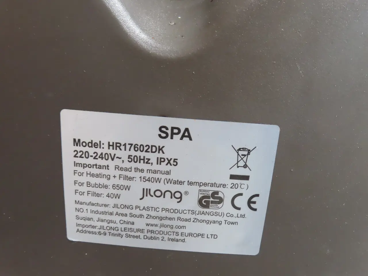 Billede 3 - Oppustligt spa inkl. Styring