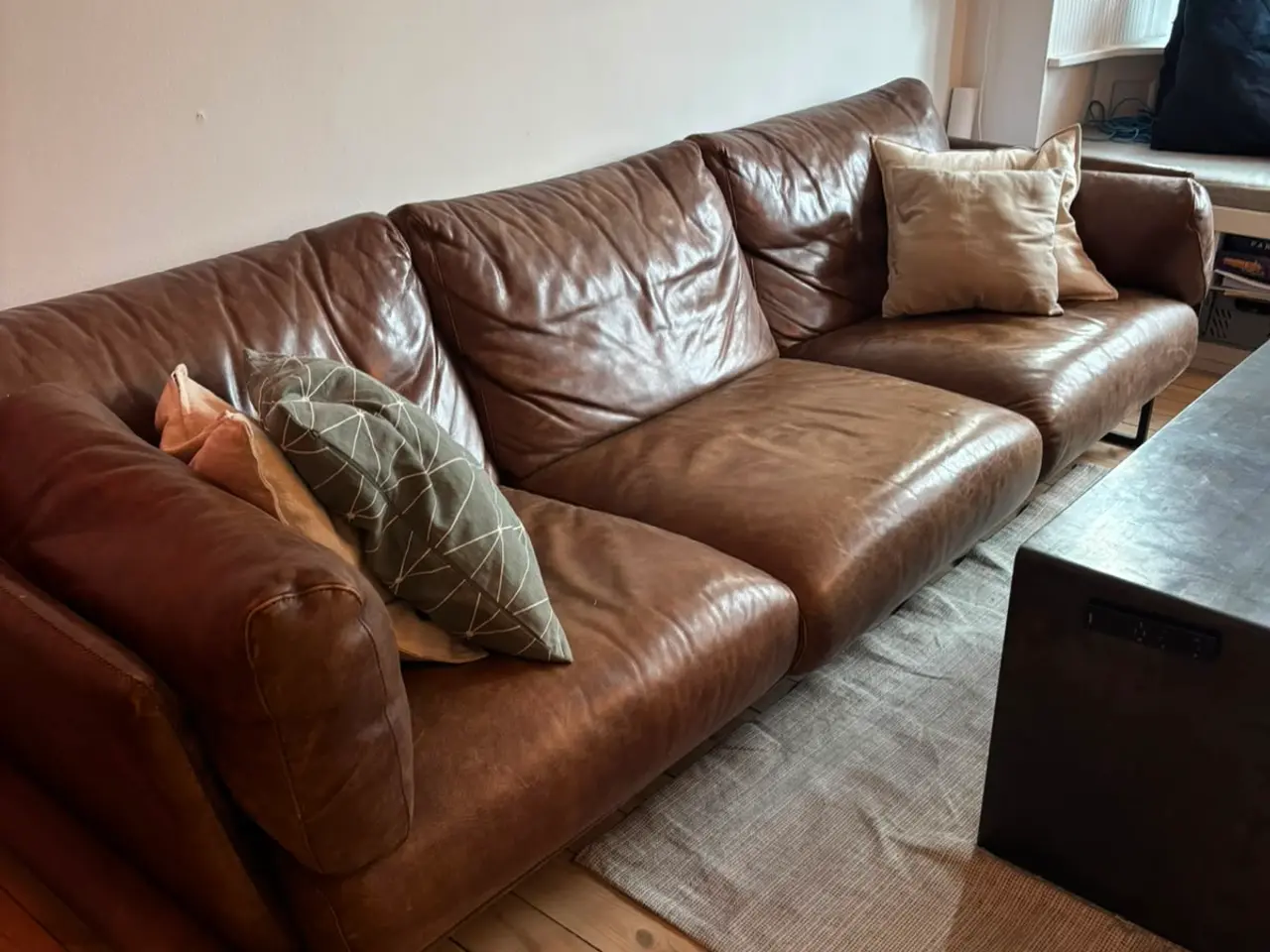 Billede 2 - Campo & Co. Biga 3½-pers. lædersofa