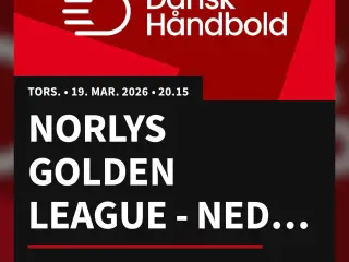 Sælger 2 håndbold billetter til ALLE Norlys Golden